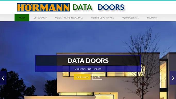 Data Doors - Dealer autorizat Hormann