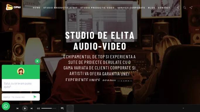 Studio inregistrari & Productie Audio - Video | Studiouri De Inregistrari