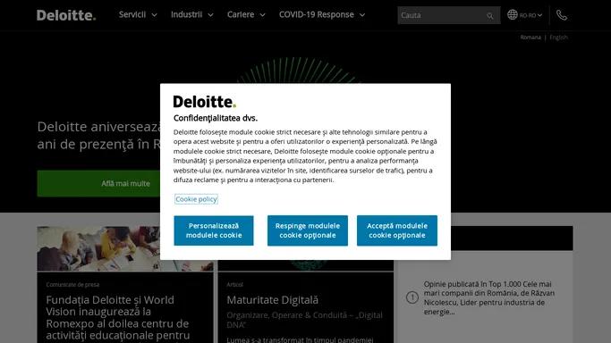 Deloitte Romania si Moldova | Audit, Consultanta, Consultanta Financiara, Riscuri & Consultanta Fiscala