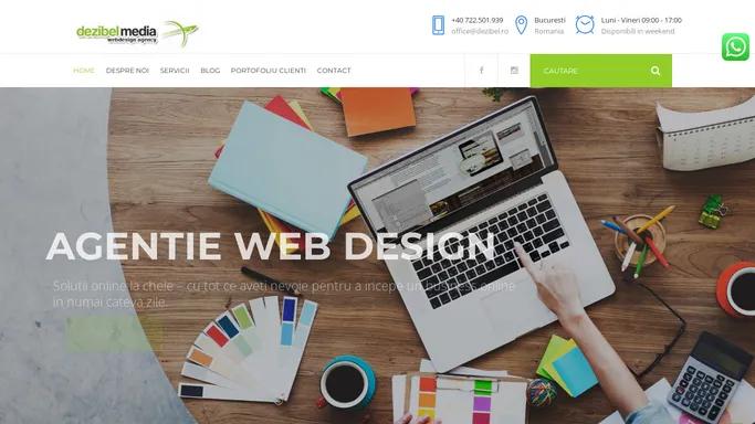 DEZIBEL MEDIA | Agentie de Web Design