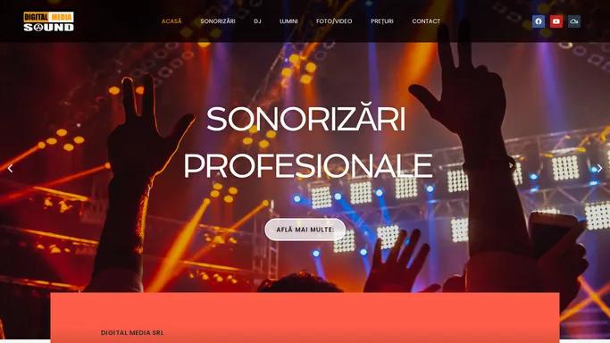 Digital Media Sound – Sonorizari profesionale, lumini si scenotehnica, servicii foto-video in Resita si Timisoara