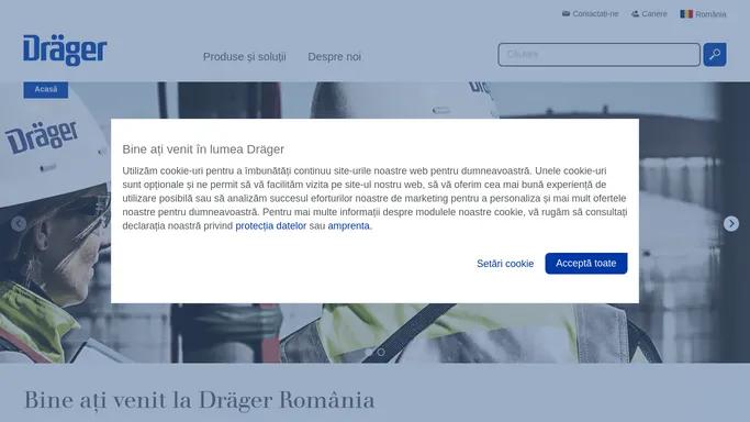Bine ati venit la Drager Romania - Tehnologie medicala si de protectie de varf