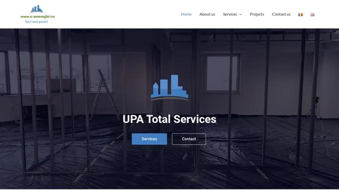 UPA TOTAL SERVICES – Interior design – Everything is possible