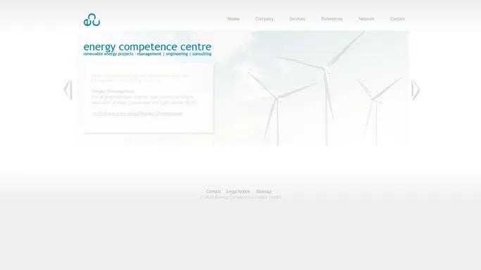 Energy Competence Centre ECC - Competence in Renewable Energies: Wind Energy, Solar Energy, Biomass