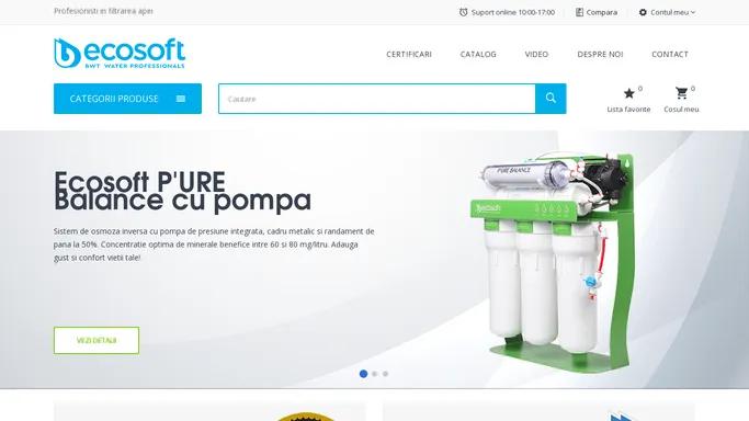 Ecosoft Romania - Distribuitor oficial