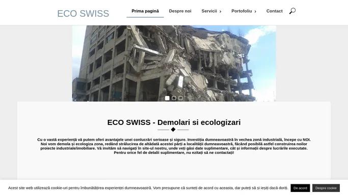 ECO SWISS – Demolari si ecologizari Hunedoara
