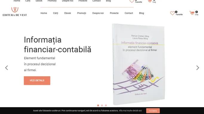Editura de Vest Carti online Librarie Online