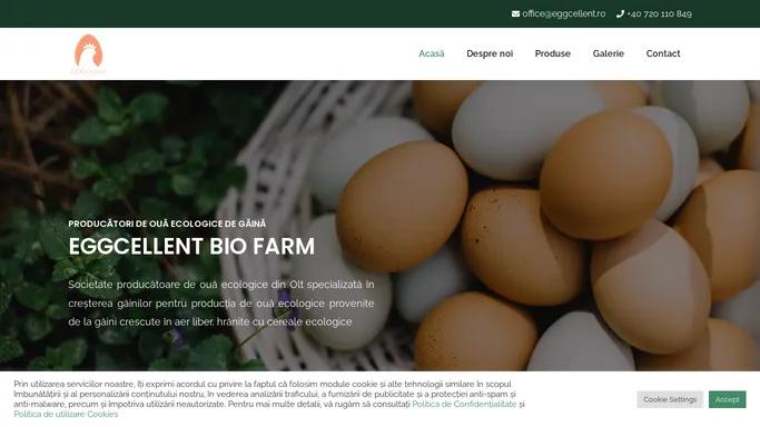 Eggcellent – Productie oua ecologice de gaina