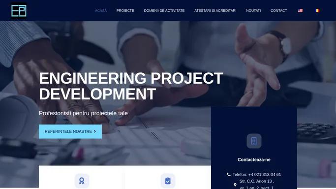 Engineering Project Development | EPD – Profesionisti pentru proiectele tale