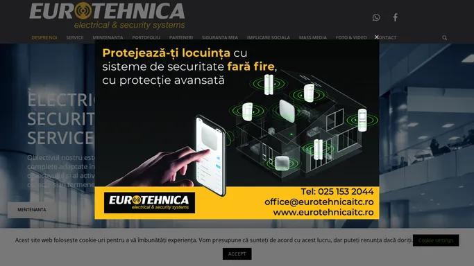 Eurotehnica ITC - ELECTRICAL & SECURITY SERVICES