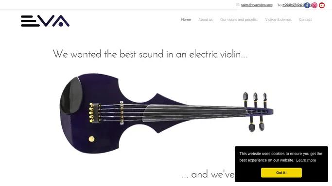 The true electric violin experience