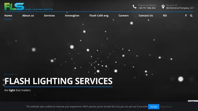 FLASH LIGHTING SERVICES – the light that matters