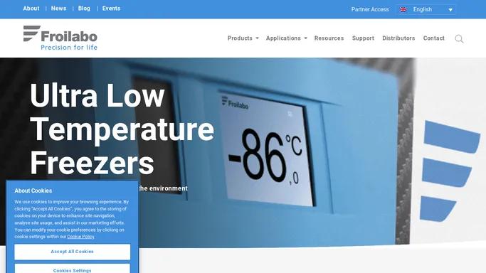 Laboratory Freezers | Temperature Control Equipment for Labs | Froilabo