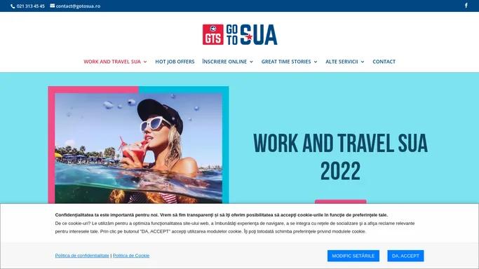 Work and Travel SUA - GTS * GoToSUA - Work and Travel USA