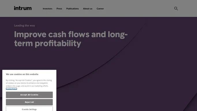 Improve cash flows and long-term profitability | Intrum