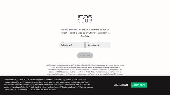 IQOS Club - Comunitatea utilizatorilor IQOS | IQOS Club