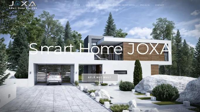 Smart Home Personalizat - JOXA Smart Home Systems