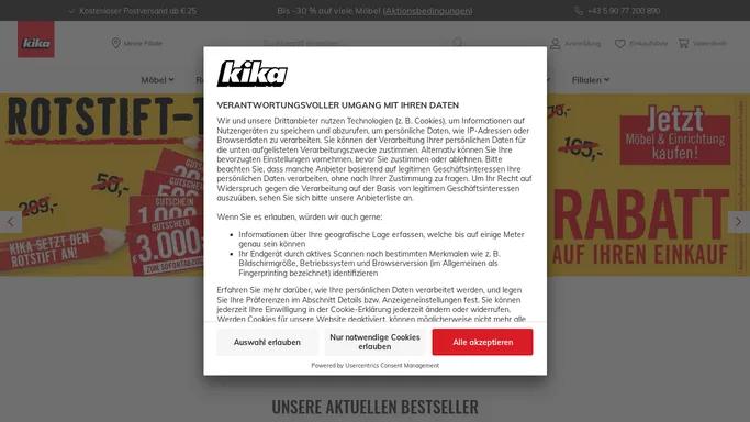 kika Online Shop » Das Trendmobelhaus fur Osterreich | kika