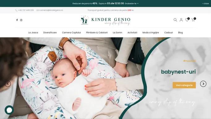 Kinder Genio - Every step of the way! – kindergenio