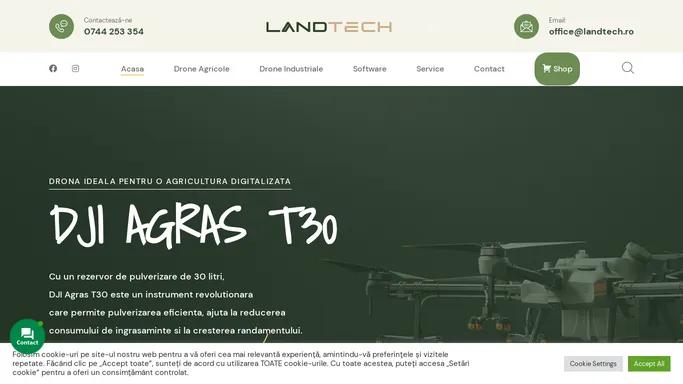 Drone Agricole si Drone Industriale — Landtech.ro