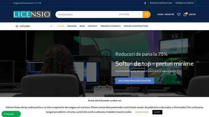Solutii software Windows si Office Home - Licensio