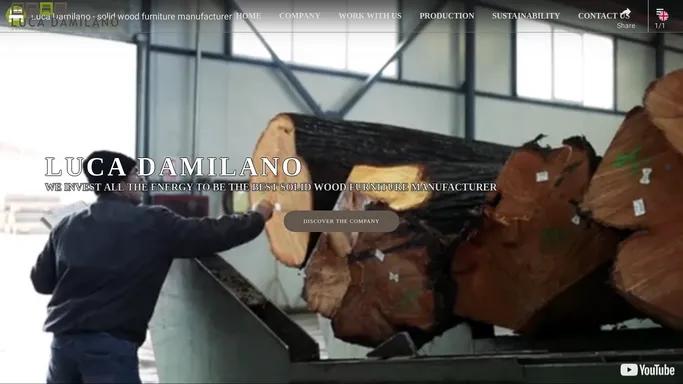 Luca Damilano - solid wood furniture manufacturer - Botosani