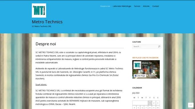 Metro Technics | SC Metro Technics SRL