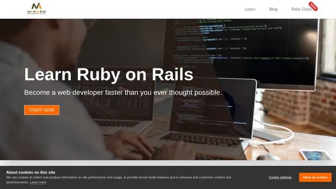 Learn Ruby on Rails – Mix & Go