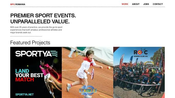 MPG Romania - Sport marketing