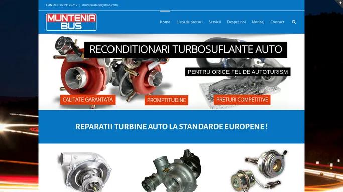 Reparatii turbine - turbosuflante Buzau