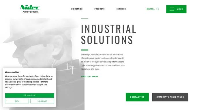 Complete industrial electrical system - Nidec Industrial Solutions