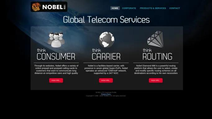 Global Telecommunication Services from Nobel