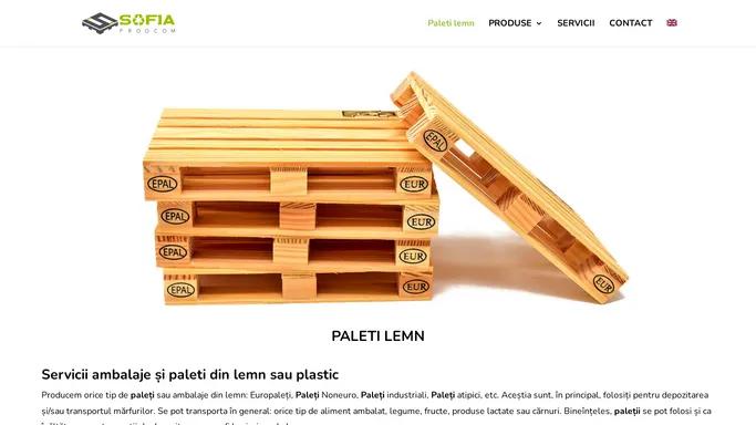 Paleti lemn Productie, reciclare si livrare paleti