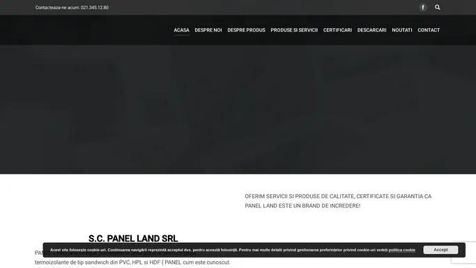 Panelland.eu | Panels presate, PVC, HPL, panels ornamentale, laminare placi