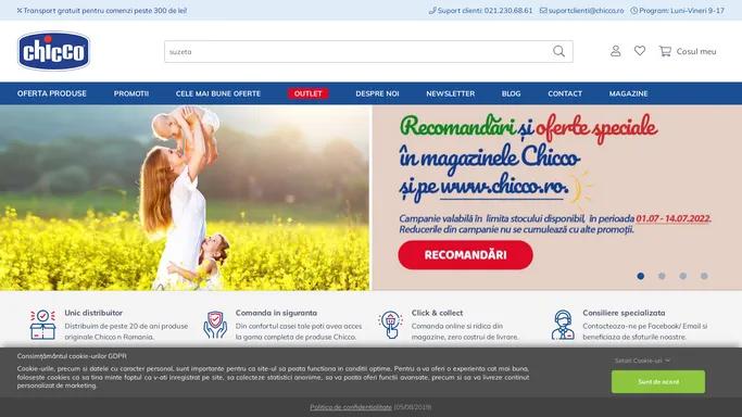 Chicco Romania - comanda online produsele originale Chicco