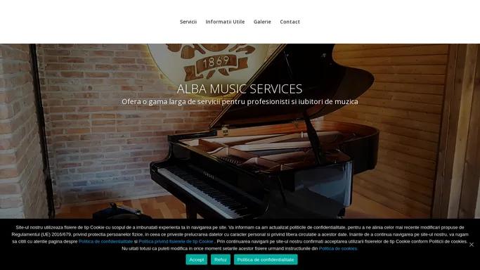 Alba Music Services - Vanzari | Inchirieri | Acordaje | Transport