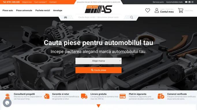 Magazin online de piese auto, accesorii si anvelope | Piese Auto AS