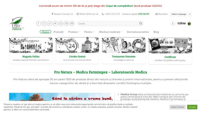 Pro Natura, Direct din Natura ...❤️ - Site Oficial