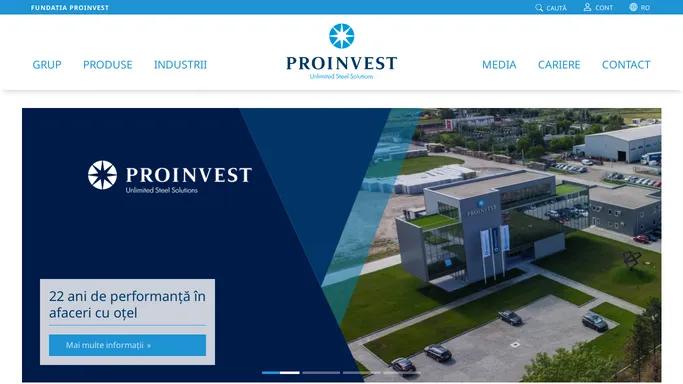 Proinvest Group - Unlimited Steel Solutions - Romania