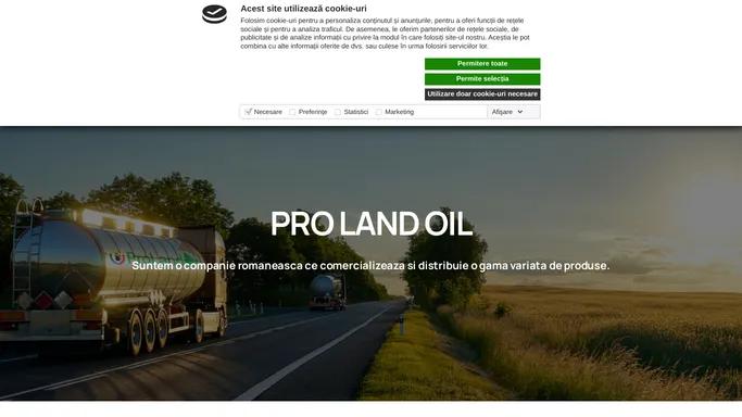Comercializare si Distribuire Combustibil | Pro Land Oil