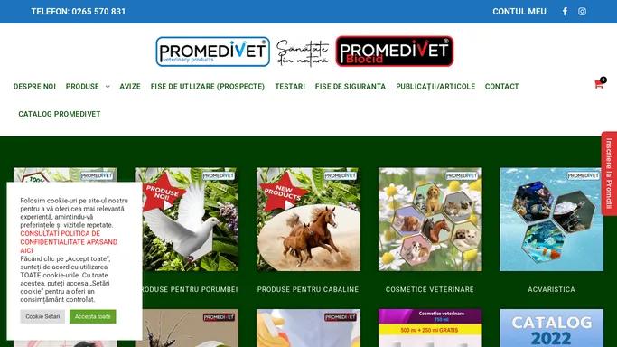 Insecticide, Raticide, produse veterinare - Promedivet