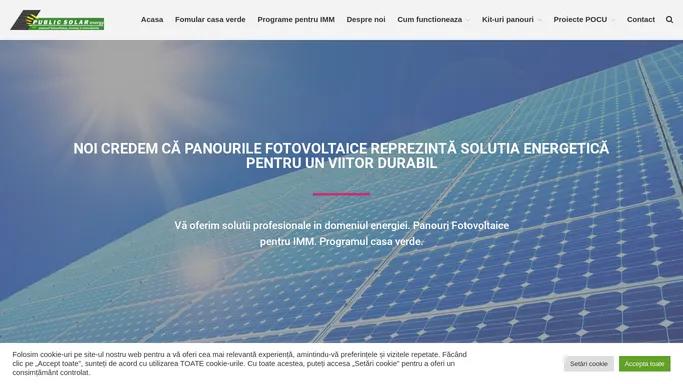 Panouri fotovoltaice - PUBLIC SOLAR BUZAU