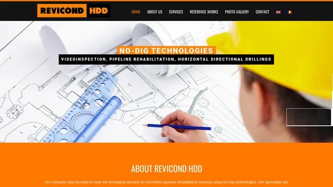 Revicond - Videoinspection - Pipeline Rehabilitation - Horizontal Directional Drillings