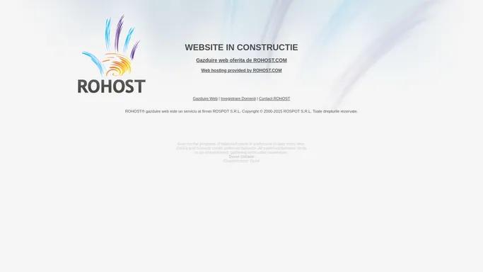 ROHOST - Website in constructie / Website under construction