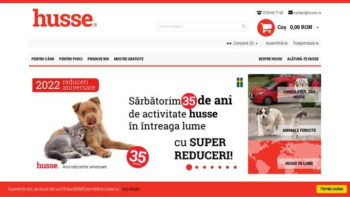 Husse - Hrana Suedeza de calitate pentru caini si pisici, cu livrare gratuita | Husse Romania