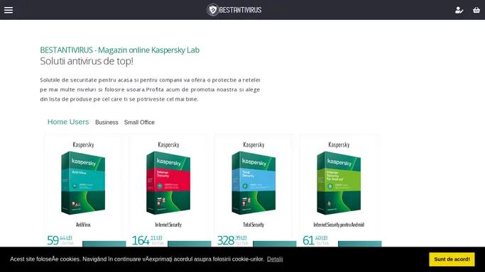 Magazin online Kaspersky Lab - Solutii antivirus de top!