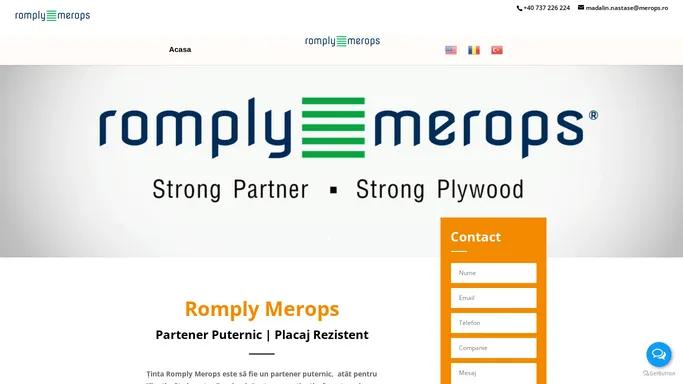 Romply Merops | Partener Puternic | Placaj Rezistent