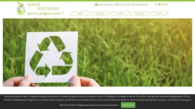 Roues Solutions - colectare si reciclare deseuri