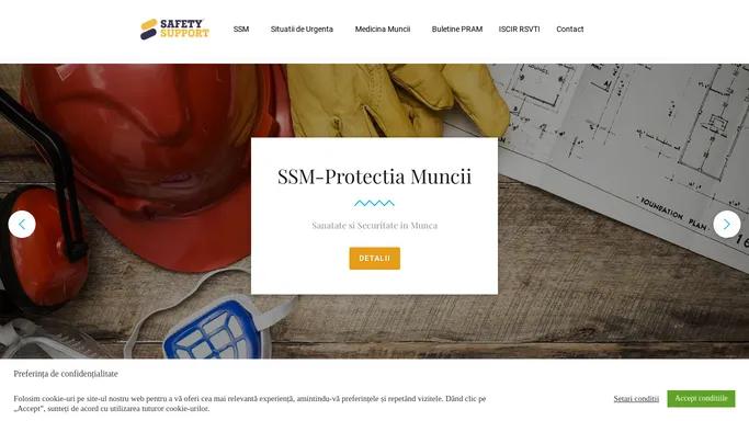 Firma Protectia Muncii | Safety Support - SSM Protectia Muncii