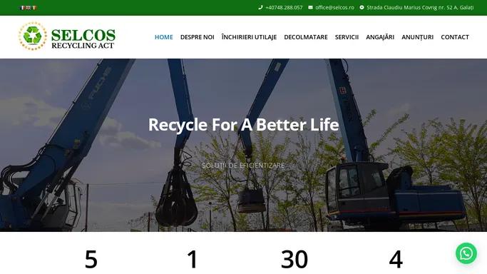 Selcos Recycling Act